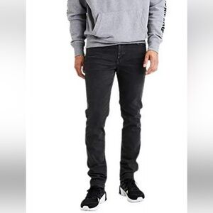 American Eagle Next Level Flex Skinny Black Jeans Men’s 28x30